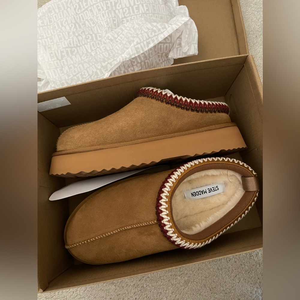 NWT Steve Madden Selena Cognac Shoes - Picture 4 of 5